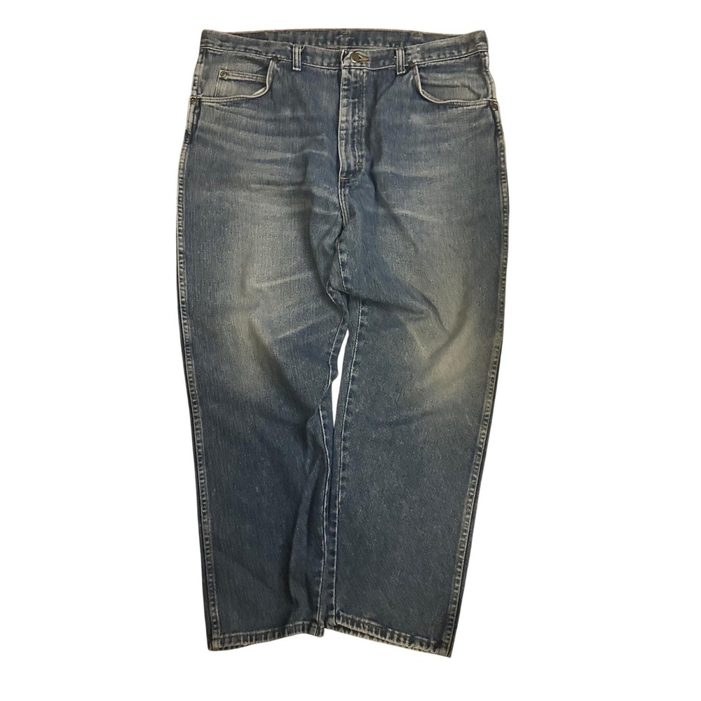 Vintage Wrangler 97601DW Mens Jeans 40x30 Blue Denim Relaxed Fit Made in USA